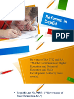 Reforms in Deped: Group 3