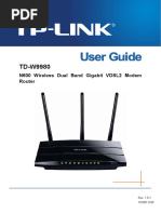 TD Router-W9980 - V1 - UG