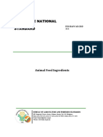 Philippine National Standard: Animal Feed Ingredients