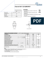 N-Channel 0 V (D-S) Mosfet: Features Product Summary