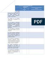 Evaluación Del Componente INFORMACIÓN Y COMUNICACIÓN