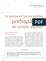 La Quinua en Sociedades Prehispánicas Del Noroeste Argentino