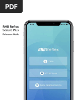 RHB Reflex Secure Plus: Reference Guide