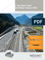 Case Study Elasticity For The Slab Track in The Gotthard Base Tunnel, (CH) EN PDF