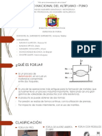 ENSAYOS NO DESTRUCTIVOS PARA DETECTAR DEFECTOS EN PIEZAS FORJADAS