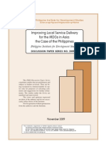 PIDS Study On Improving LSD For MDGs in Asia
