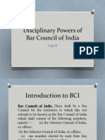 BCI Powers Discipline Advocates