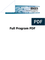 Program for BMES 2020 Virtual Annual Meeting