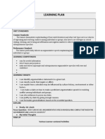 Learning Plan: Grade 10 Unit Topic