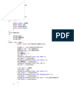 Francisco Charl Campos III Bait-1E Codes:: Package Import Class Double Double Double Return