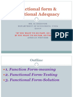 07-Functional Form and Functional Adequacy