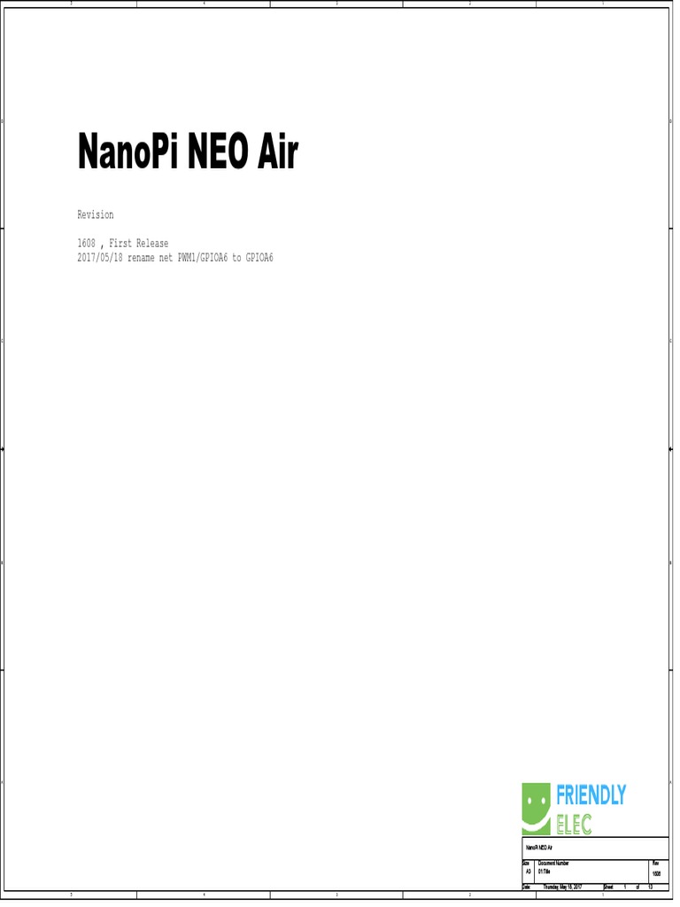 NanoPi NEO Air Technical Document | PDF | Electronic Engineering ...