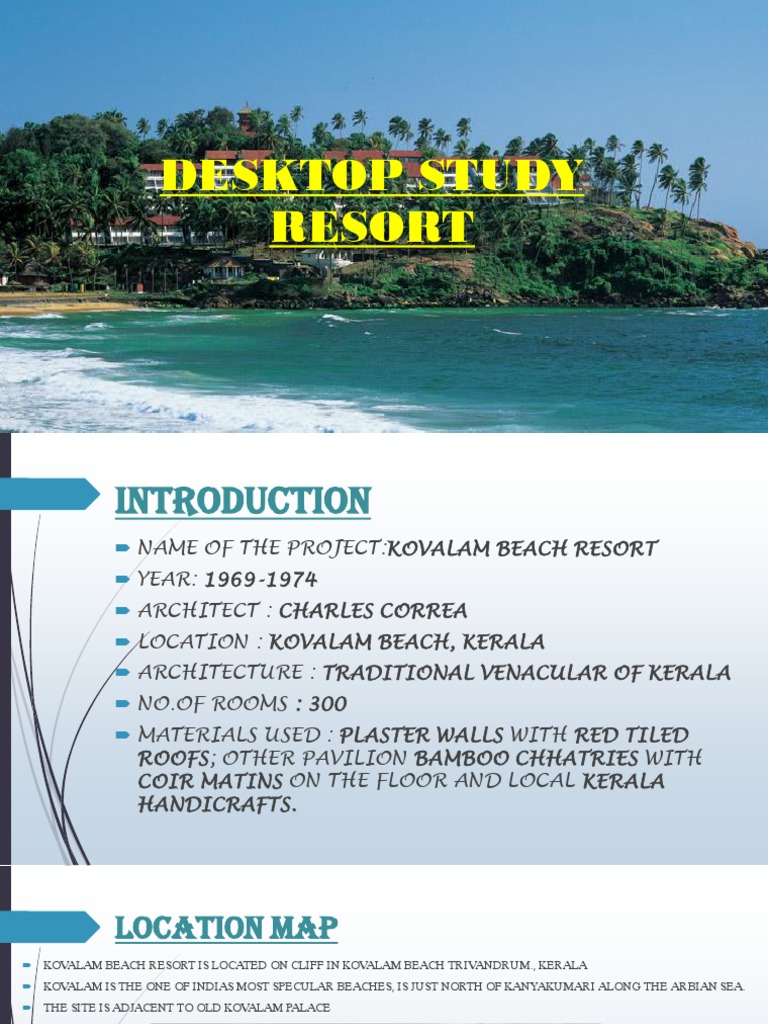 Kovalam Beach Resort by Charles Correa | PDF | Roof | Tourist Attractions