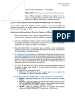 Derecho Mercantil I - Primer Parcial