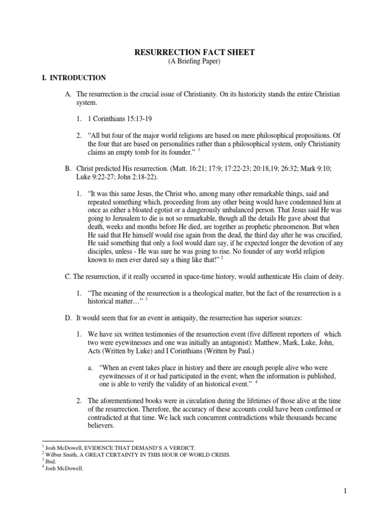 Resurrection | PDF | Resurrection Of Jesus | Acts Of The Apostles