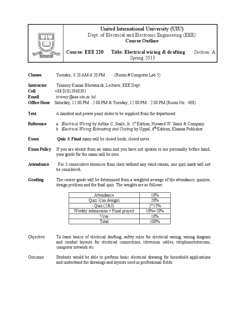 United International University (UIU) | PDF | Electrical Engineering ...