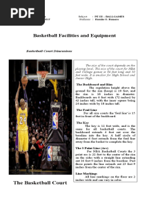 Basketball Facilities and Equipment
