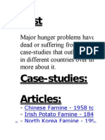 Hunger Deaths