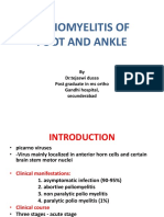 Poliomyelitis of Foot and Ankle: by DR - Tejaswi Dussa Post Graduate in Ms Ortho Gandhi Hospital, Secunderabad