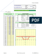 Properties of Section Described by Nodes Coordinates