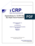 Appendixes To TCRP Report 118:: Bus Rapid Transit Practitioner's Guide
