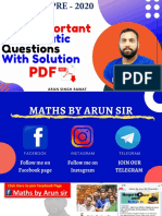 50 Arithematic Questions With Solution