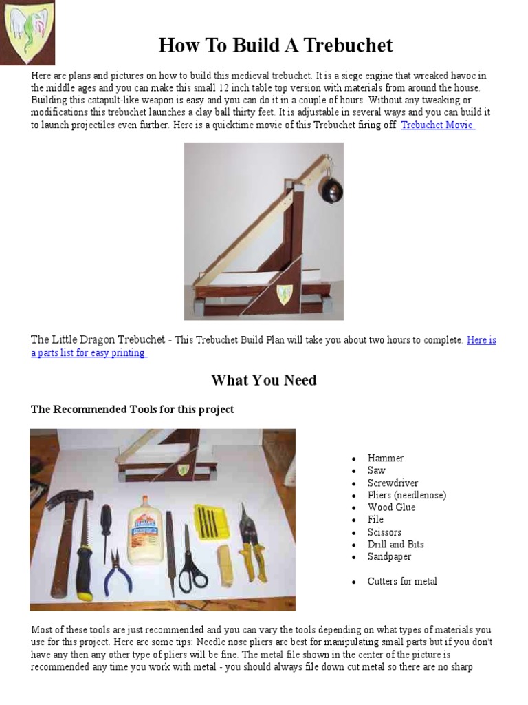 How To Build A Trebuchet Plans 02 PDF