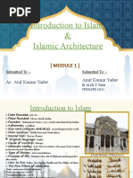 Introduction to Islam & Islamic Architecture