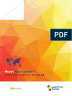 SolarPower Europe Solar Asset Management Best Practice Guidelines Version 1.0