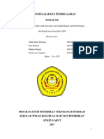 Makalah Tujuan Belajar Dan Pembelajaran PDF