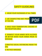 Clients Safety Guidelines