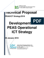 Operational ICT Strategy Technical & Financial Proposal For PEAS From CSTS 18 01 05