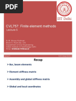 CVL757: Finite Element Methods: IIT Delhi