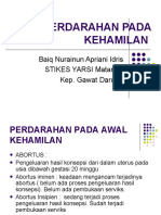 Perdarahan Pada Kehamilan