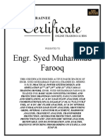 Modern Power Distribution-PSCAD-Certificate-Farooq