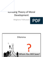 Kohlberg Theory of Moral Development: Meghana Tribhuwan