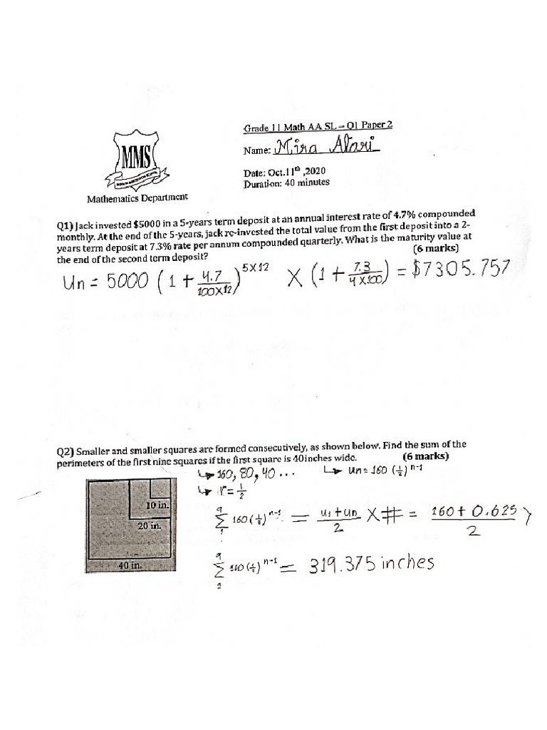 Math AASL Paper PDF PDF