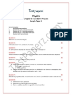 Modern Physics Paper 1