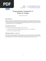 Programming Assignment 3: Paths in Graphs