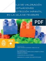 Protocolo valoración desprotección infantil Tenerife