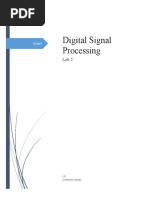 Digital Signal Processing