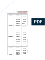 G-7 Cluster 1 Home Program Routine: (Guide For Parent/Child at Home)