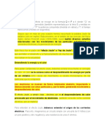 Efecto Joule: calor por corriente eléctrica