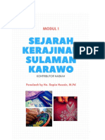 Modul I Sejarah Kerajinan Sulaman PDF