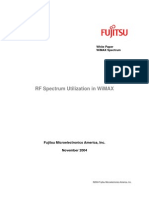 RF Spectrum Utilization in Wimax