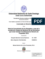 Carácter Constitucional Al Derecho de Propiedad