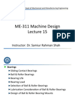 ME-311 Machine Design: Instructor: Dr. Samiur Rahman Shah