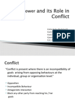 Power and Its Role in Conflict
