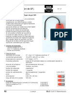 Aparatos de Medición de SF6 3-033-R002 Detector de Fuga SF6