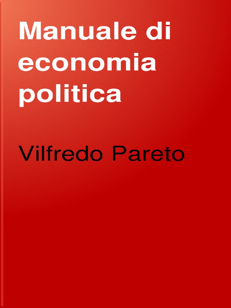 Vilfredo Pareto PDF PDF
